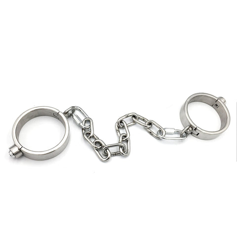 Hells Couture Press Key BDSM Play Collar, Wrist and Ankle Kit - Bondage Kits