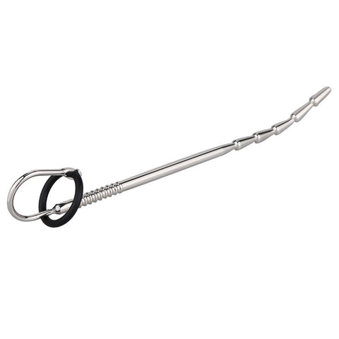 BDStyle Mens Long Penis Plug with Glans Ring - Penis Plugs