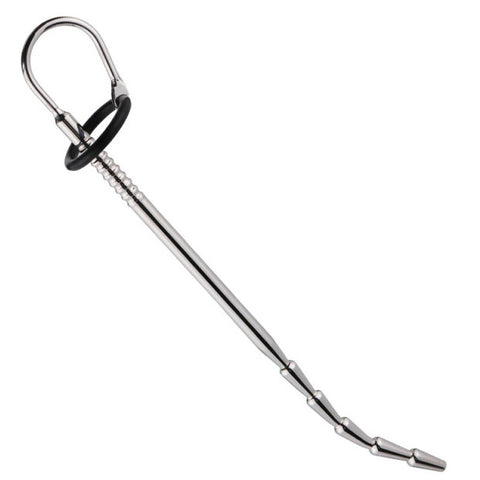 BDStyle Mens Long Penis Plug with Glans Ring - Penis Plugs