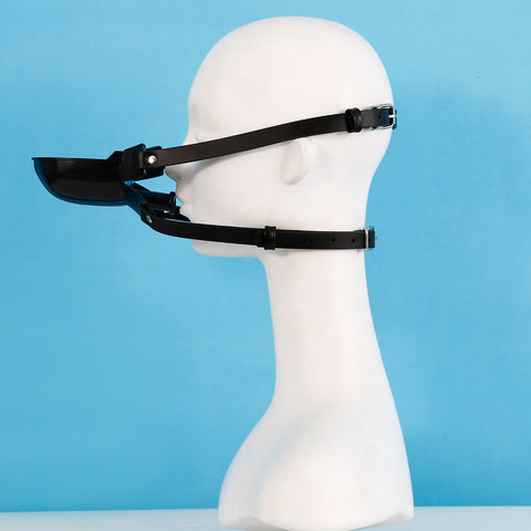 BDStyle Cup Uro Pissotiere BDSM Play Mouth Gag - Bondage Gags and Bits