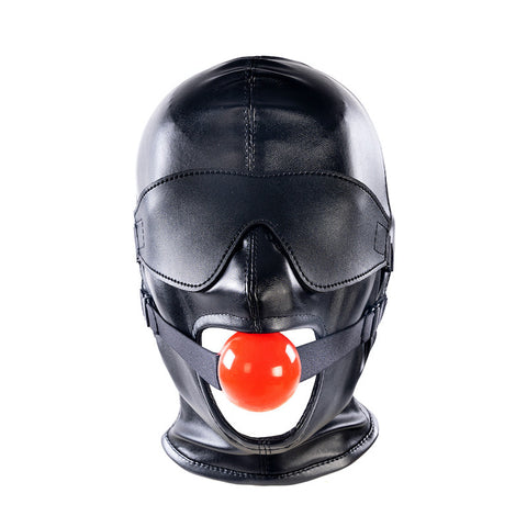 BDStyle Bondage Hood With Blindfold And Mouth Gag Female - Bondage Hoods