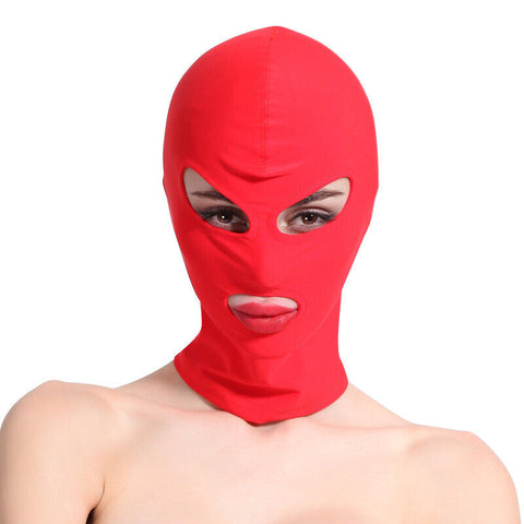 Fantasy Spandex 3 Hole Hood - Bondage Hoods