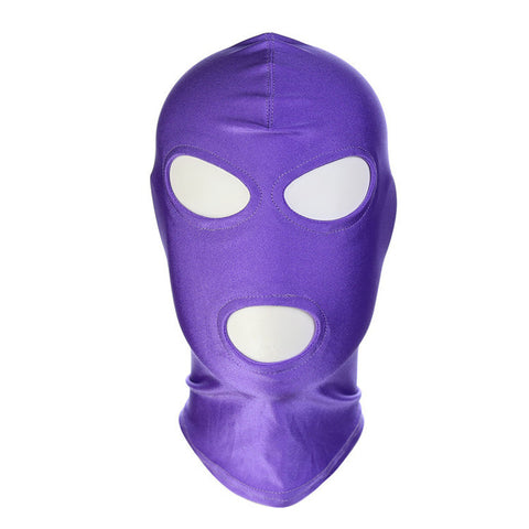 Fantasy Spandex 3 Hole Hood - Bondage Hoods