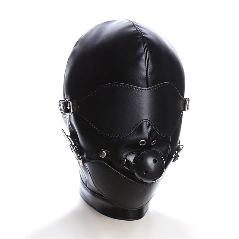 BDStyle Bondage Mouth Gag Full Gimp Hood Bondage Hoods