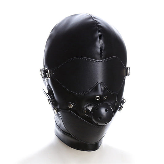 BDStyle Bondage Mouth Gag Full Gimp Hood - Bondage Hoods