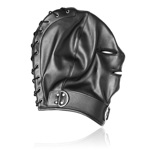 Basic Zipper Hood With O-Ring Collar - Bondage Hoods