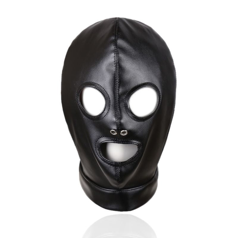 BDStyle Mouth And Eye Open With Nostril Hole Bondage Hood Bondage Hoods