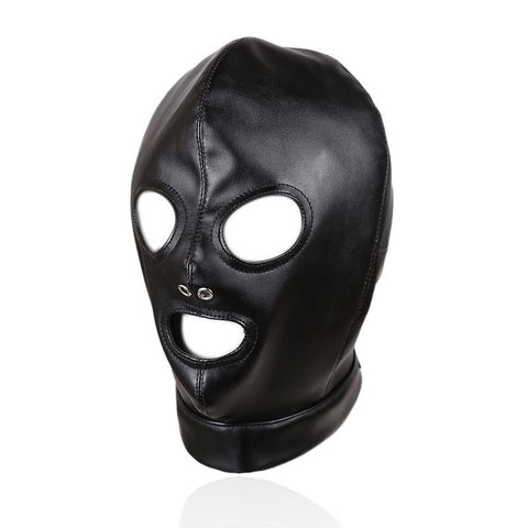 BDStyle Mouth And Eye Open With Nostril Hole Bondage Hood - Bondage Hoods