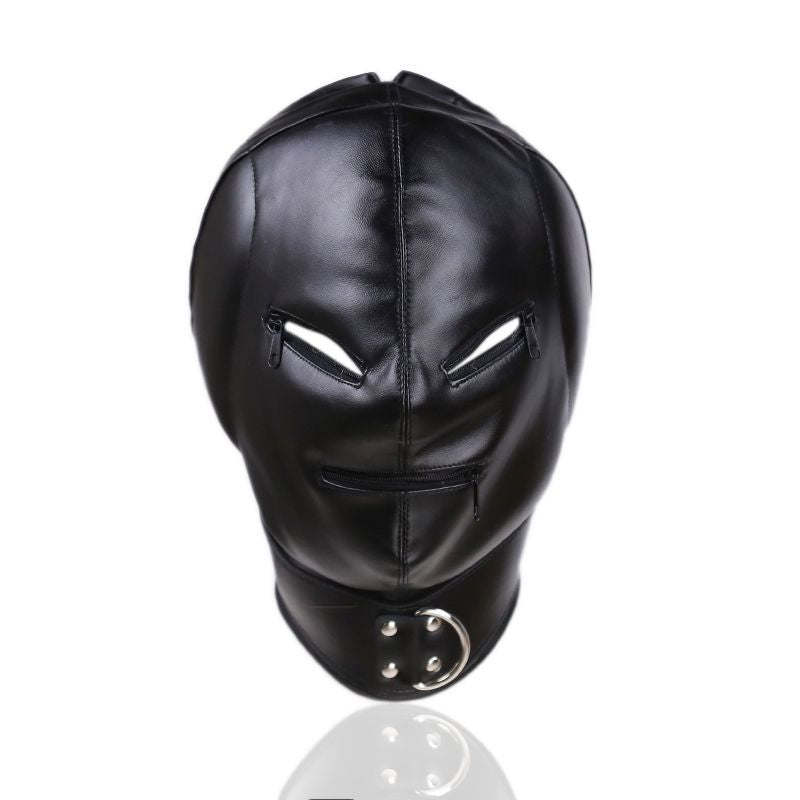 BDStyle BDSM Play Zipper Hood With Thicker Ear Bondage Hoods