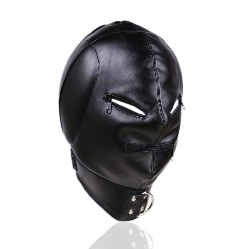 BDStyle BDSM Play Zipper Hood With Thicker Ear Bondage Hoods