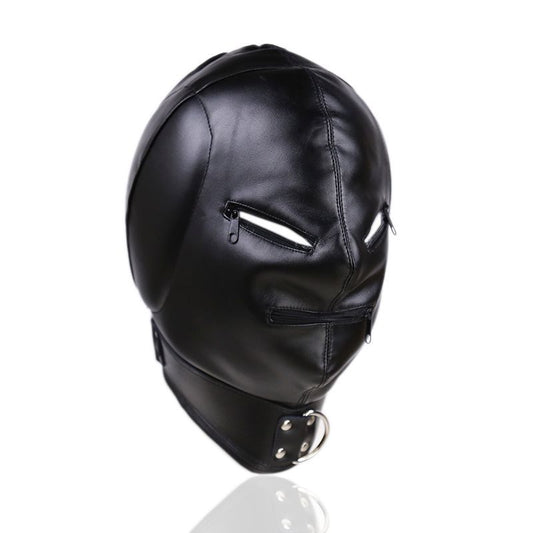 BDStyle BDSM Play Zipper Hood With Thicker Ear - Bondage Hoods