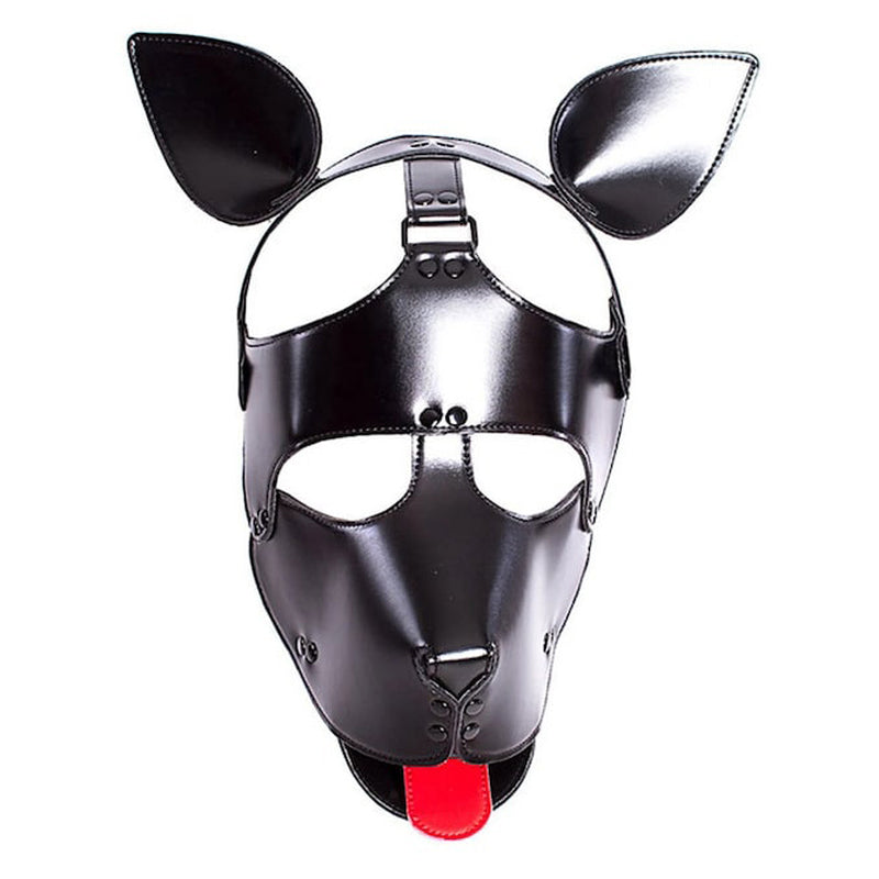 BDStyle Vegan Leather Padded BDSM Play Dog Mask Bondage Hoods