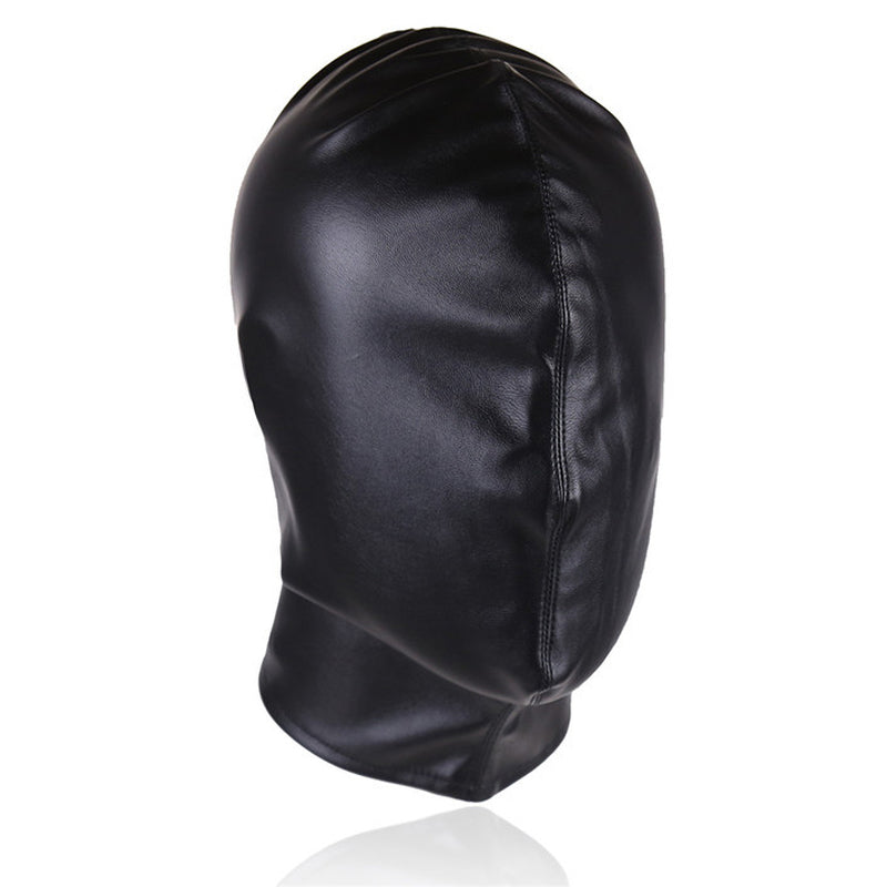 BDStyle Faux Leather One Size Frenulum Full Hoods Bondage Hoods