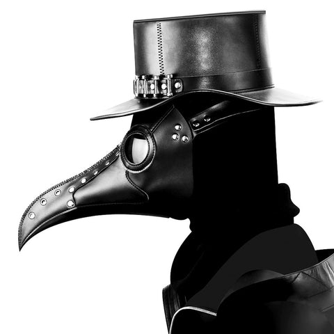 BDStyle Black Long Nose Beak Steampunk Bird Masks - Masks And Blindfolds