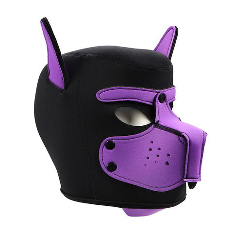 Camouflage Dog Bondage Hood - Bondage Hoods