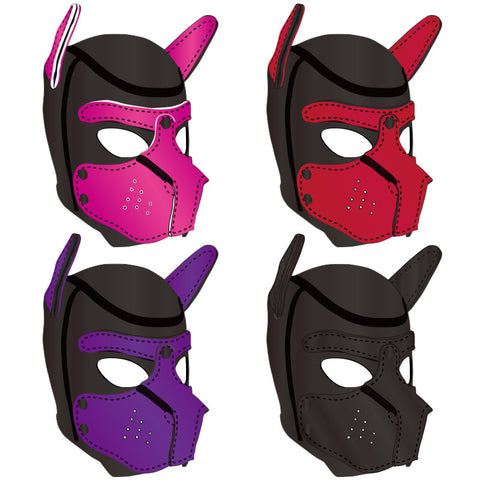 Camouflage Dog Bondage Hood - Bondage Hoods