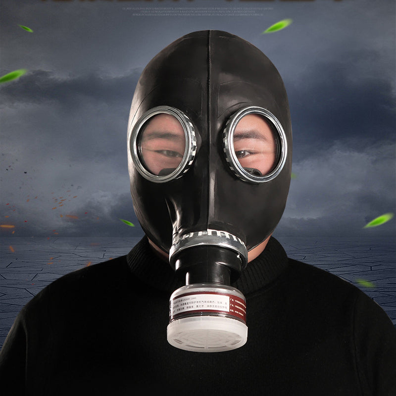 Gas Mask Including Filter Bondage Gags and Bits