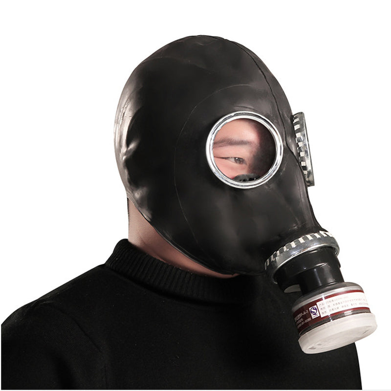 Gas Mask Including Filter Bondage Gags and Bits