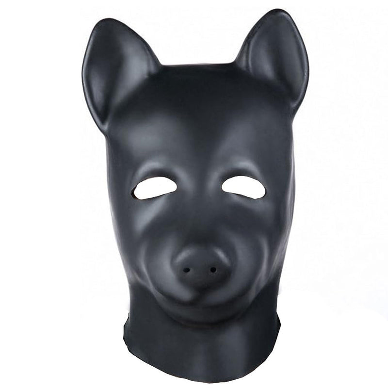 BDStyle Latex Fetish Play Pig Hood Mask Bondage Hoods