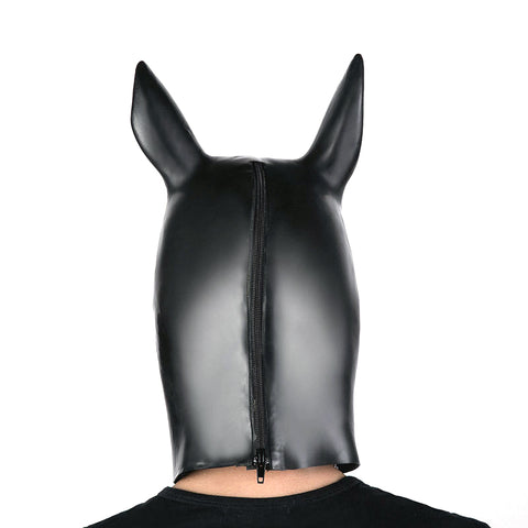 BDStyle Latex Mask Horse Head Bondage Hood - Bondage Hoods