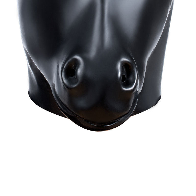 BDStyle Latex Mask Horse Head Bondage Hood Bondage Hoods