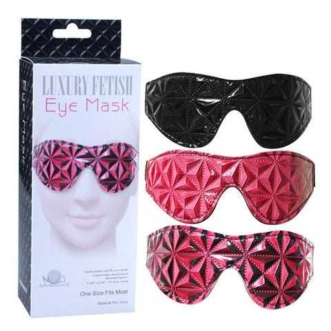 BDStyle Diamond Patterned Sinful Blindfold - Blindfolds And Masks