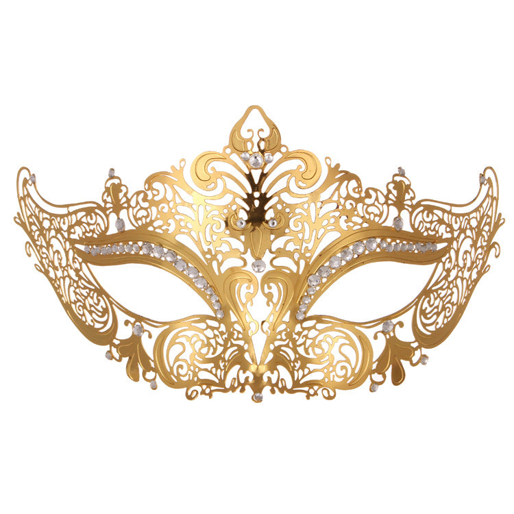 BDStyle Golden Diamante Metal Mask Blindfolds And Masks