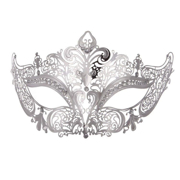 BDStyle Silver Diamante Metal Mask Blindfolds And Masks