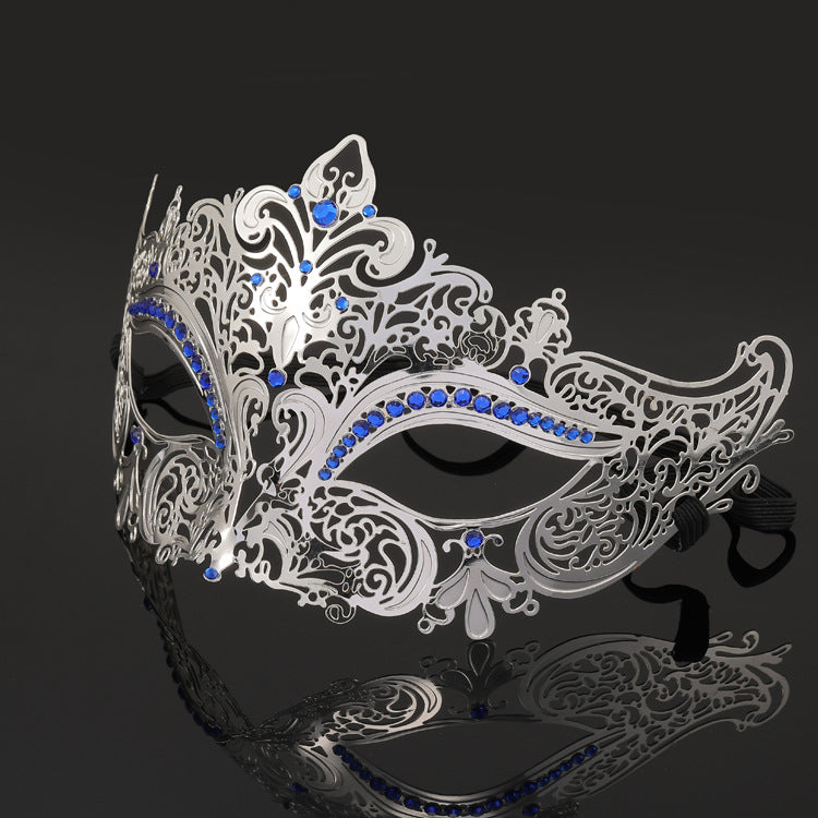 BDStyle Silver Diamante Metal Mask Blindfolds And Masks