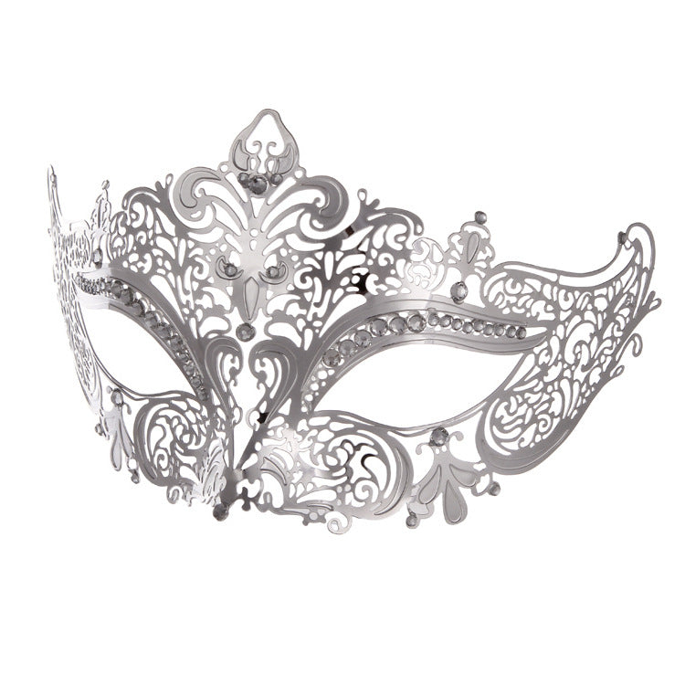 BDStyle Silver Diamante Metal Mask Blindfolds And Masks