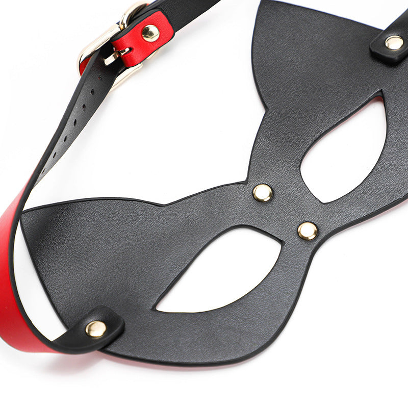 BDStyle Faux Leather Sexy Cat Mask Blindfolds And Masks