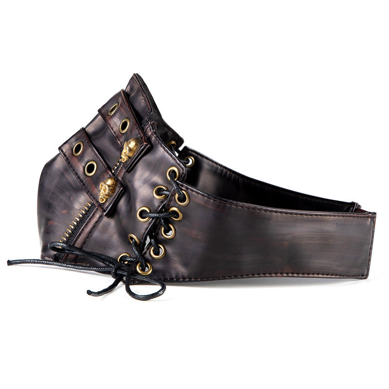 BDStyle Steampunk Strappy Skull Splice Mask Masks And Blindfolds