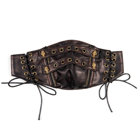 BDStyle Steampunk Strappy Skull Splice Mask - Masks And Blindfolds
