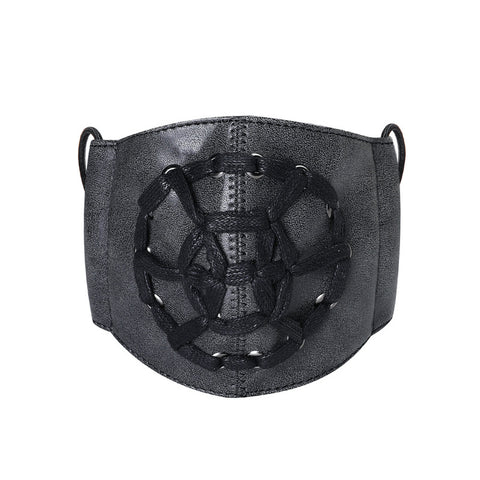 BDStyle Steampunk Stitch Adjustable Mask - Masks And Blindfolds