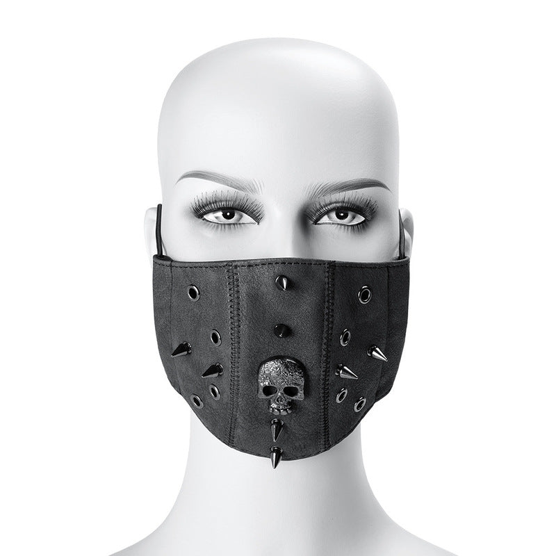 BDStyle Steampunk Skull Rivets Adjustable Mask Masks And Blindfolds