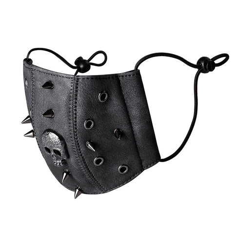 BDStyle Steampunk Skull Rivets Adjustable Mask - Masks And Blindfolds