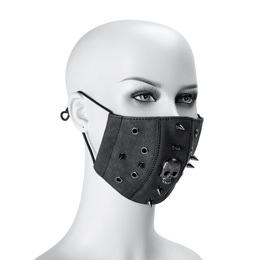 BDStyle Steampunk Skull Rivets Adjustable Mask Default Title Masks And Blindfolds