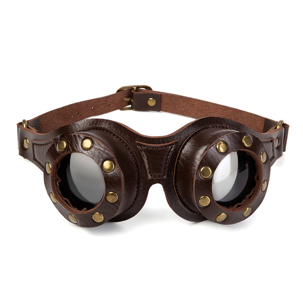 BDStyle Steampunk Cosplay Motorcycle Goggles Default Title Masks And Blindfolds