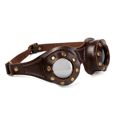 BDStyle Steampunk Cosplay Motorcycle Goggles - Masks And Blindfolds