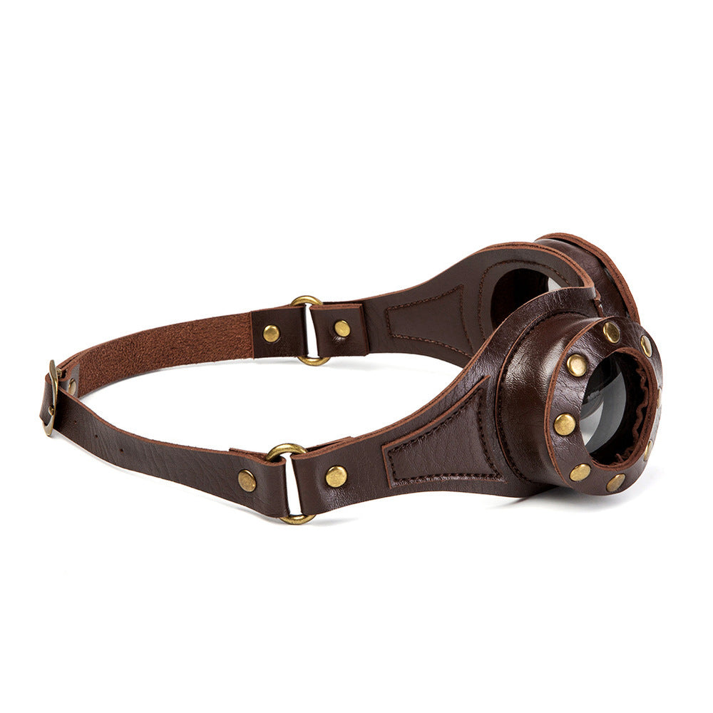 BDStyle Steampunk Cosplay Motorcycle Goggles Masks And Blindfolds