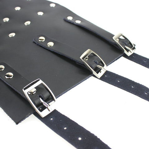 BDStyle, Buckle Up Leather Wrist Cuffs - Cuffs and Restraints