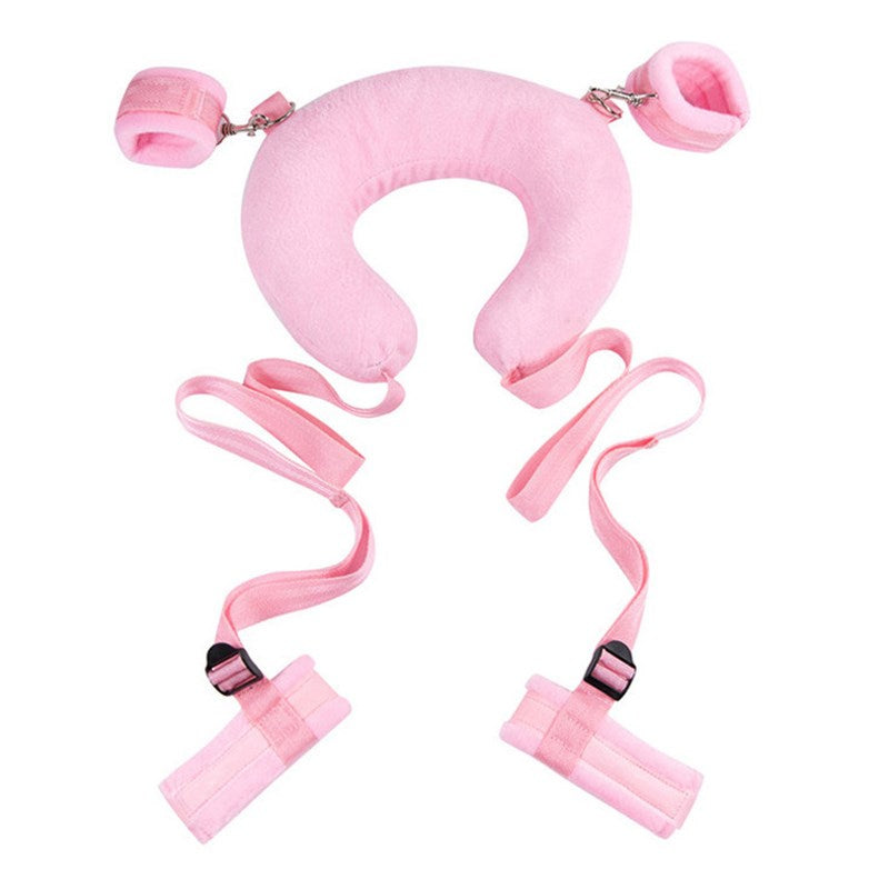 BDStyle Sex Position Master with Restraint Cuffs Pink Cuffs And Restraints