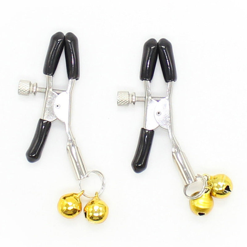 Adjustable Nipple Clamps With Bell Yellow Nipple and Clit Clamps