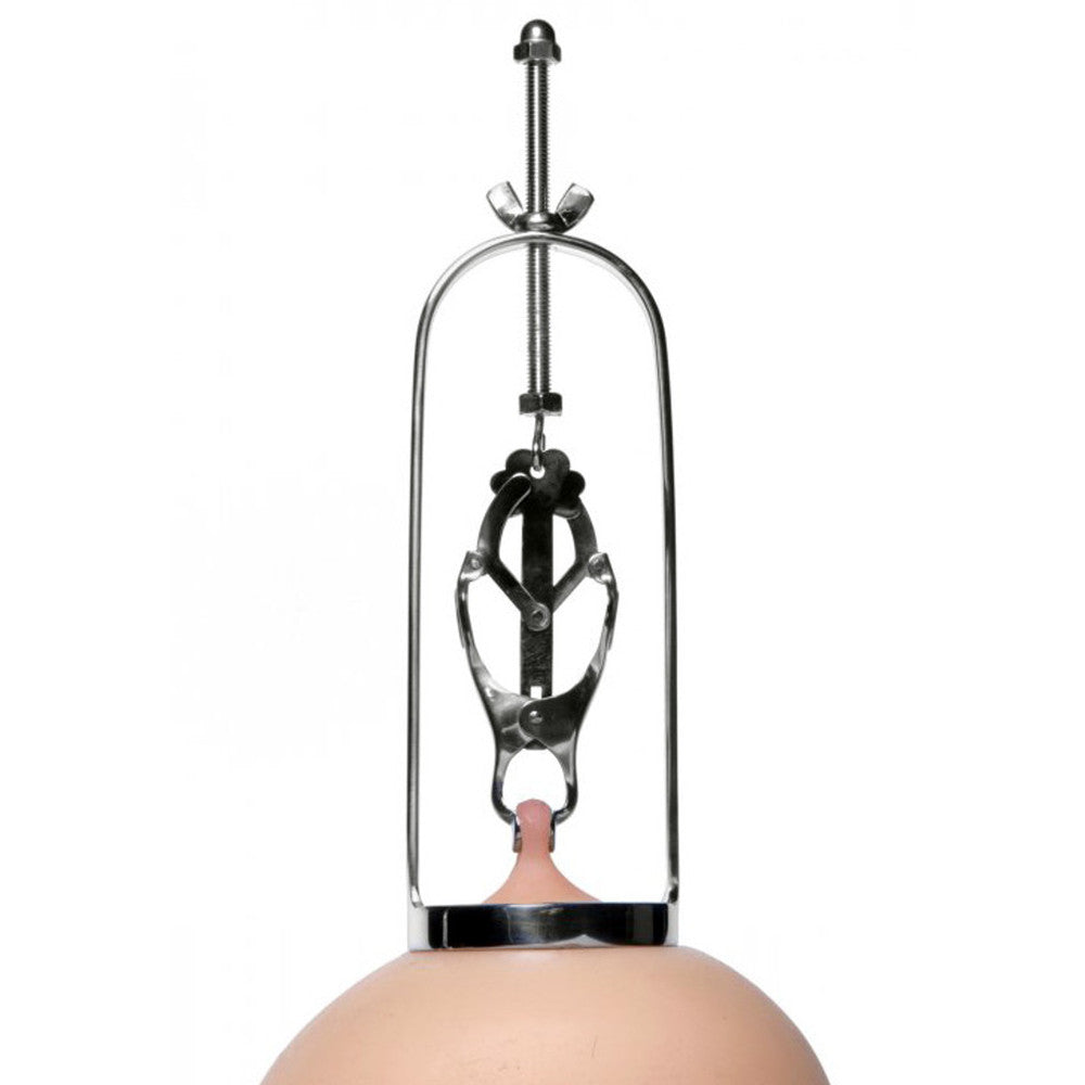 Sensual Exploration Kit - Immobilizer Nipple Clamp and Stretcher - Breast and Nipple Toys