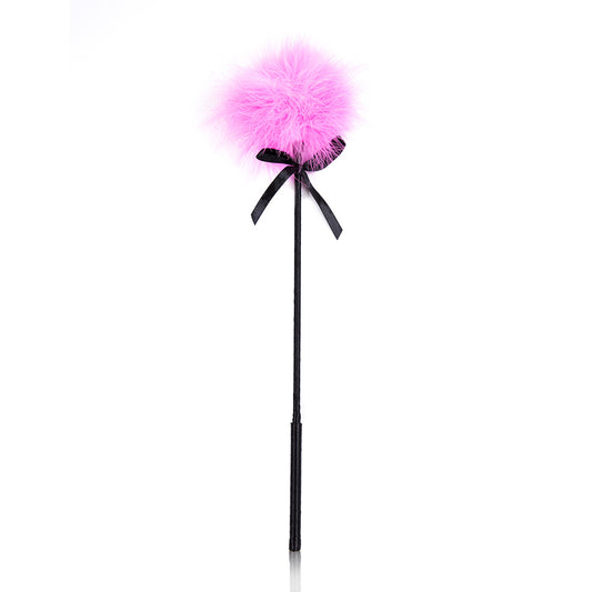 BDStyle Pink Fancy Feather Tickler With Ribbon Default Title Ticklers