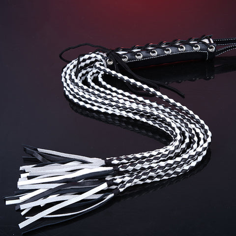 BDStyle Premium Leather Cat 12 Tails Bondage Whip - Whips And Crops
