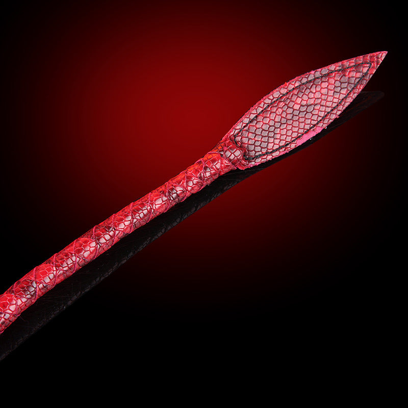 BDStyle Unique Design Artificial Snake Leather Horse Bondage Whip Whips And Crops