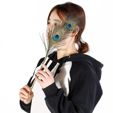 BDStyle BDSM Play Peacock Feather Tickler - Ticklers