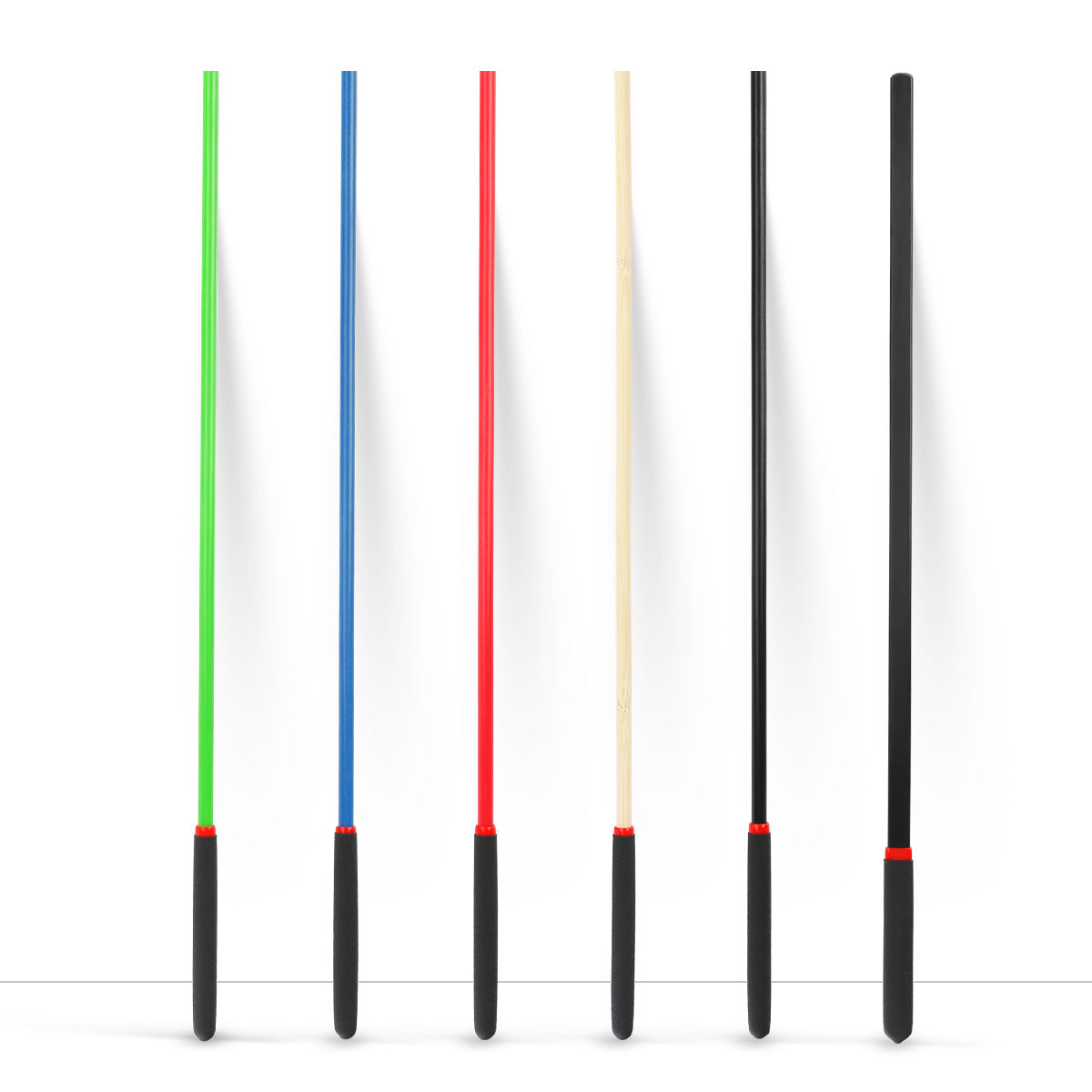 BDStyle Frosted Handle Fiber BDSM Impact Cane for Sensual Play Black Whips And Crops