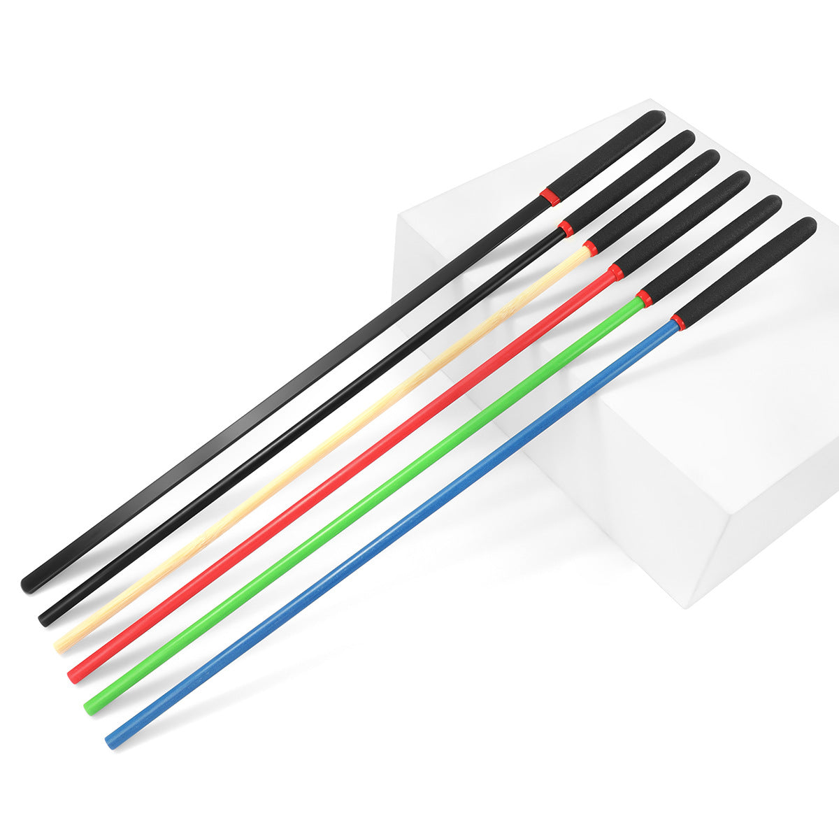 BDStyle Frosted Handle Fiber BDSM Impact Cane for Sensual Play Red Whips And Crops